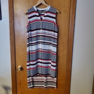 Worthington Sleeveless Shirt Dress